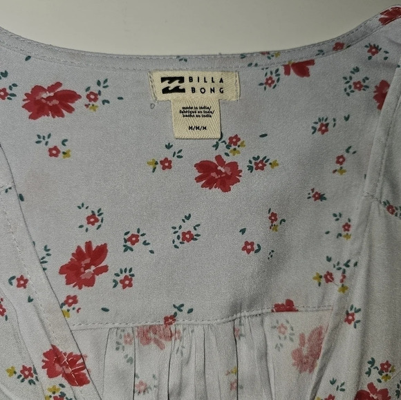 BILLABONG Blue Floral Mini dress - Picture 4 of 8